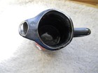 Betson Shiny black pitcher with Rooster hand-painted. Redware?  — photo 4