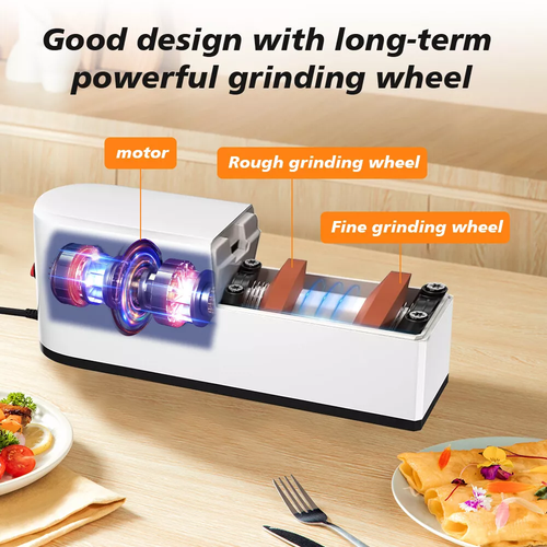 Professional Electric Knife Sharpener 3 Stage Chef Knife Quick Sharpening 5 IN 1 - Picture 14 of 14