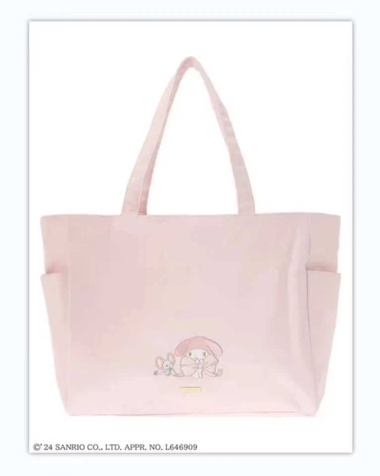 Maison de Fleur x Sanrio Hello Kitty My Melody Pink Kawaii Lace Tote Bag Purse - Image 2 of 4