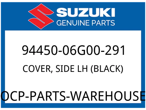COVER, SIDE LH (BLACK)