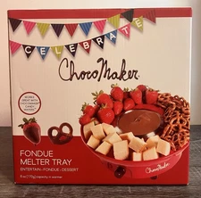 Chocomaker Fondue Melter Tray- Entertain-Fondue-Dessert Set