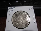 1942 - Near Date - Canada - Silver 50 cent - Canadian half dollar