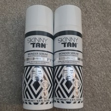 2 X Skinny Tan Wonder Serum Express 145ml Body Q10 Long Last Instant Bronze Tan