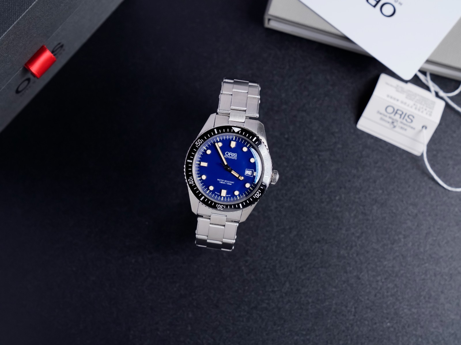 Oris Divers Sixty-Five Blue Dial Automatic Watch - 01 733 7720 4055-07 8 21 1