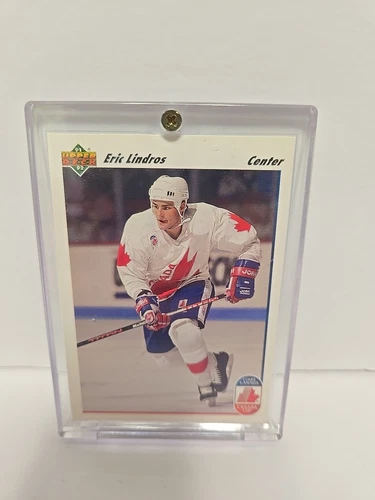 Eric Lindros 1991 UPPER DECK RC Rookie #9 CANADA GEM MINT PSA 10 ☆HALL OF FAME☆