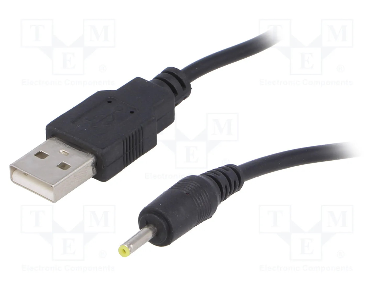 Power Cable AK-DC-02 CU USB A (m)/ 2.5 x 0.7mm (m) 0.8m - Image 2