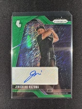 2025 Panini Prizm Liv Golf Jinichiro Kozuma Green Shimmer Auto /17 Iron Heads GC