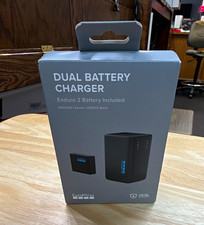 GoPro Dual Battery Charger USB-C Gray w/ 2 Enduro Batteries for HERO13 Black