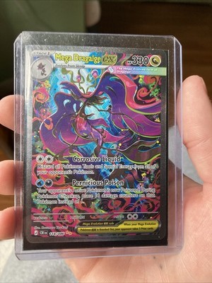 Pokémon TCG Mega Dragalge EX 118/086 Chaos Rising SIR Mint/Pack to Sleeve MINT