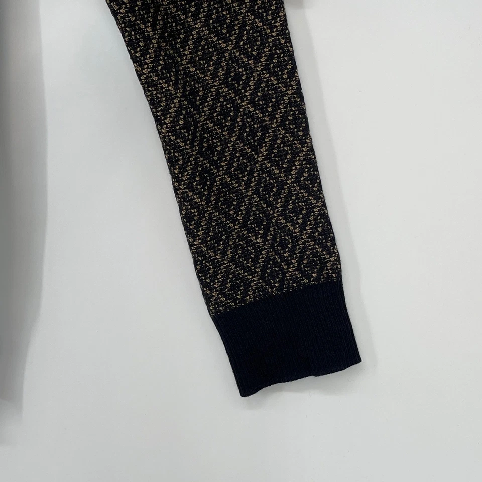 Cárdigan tejido Martin + Osa para mujer M patrón diamante suéter cachemir mezcla de seda Foto 3 de 4