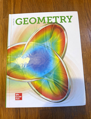 McGraw-Hill Glencoe Geometry Hardcover Textbook 2018