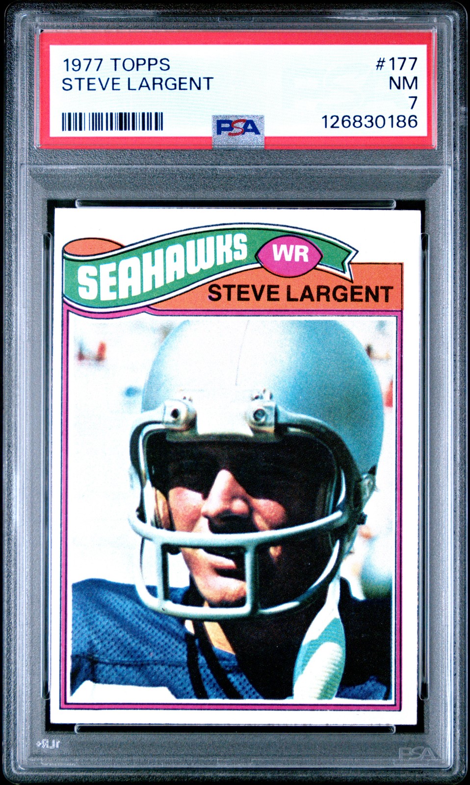 1977 TOPPS #177 STEVE LARGENT PSA 7