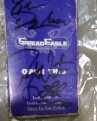 Spread Eagle: Open This Signed Cassette Tape Single 1992 Promotional Sleaze Glam