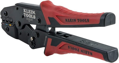 Klein Tools 3005CR Wire Crimper Tool, Ratcheting Insulated Terminal Crimper for