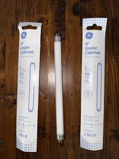 3 Ea-GE 6 Watt 9" Under Cabinet Miniature F6T5 Cool White Fluorescent Bulb