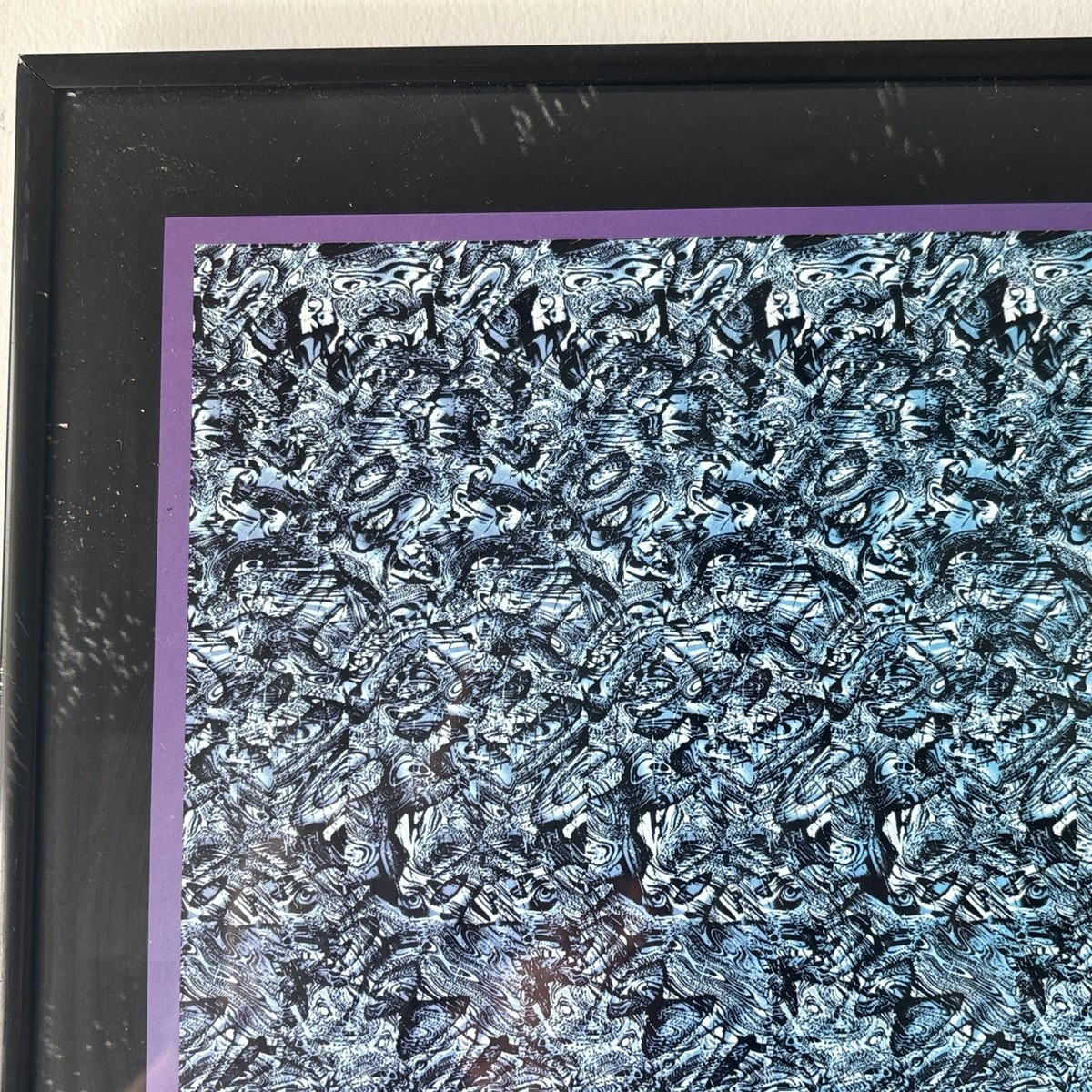 Vintage NVISION GRAFIX Desert Serenade Holusion Art Framed