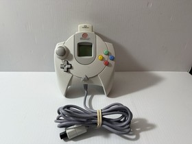SEGA DREAMCAST CONTROLLER OEM, WITH MEMORY UNIT CARD, HKT-7700 GOOD CONDITION.