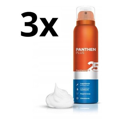 Aflofarm Panthen Plus Panthenol 25% After-Sun Schaum 150 ml x3 bei Verbrennungen