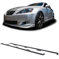 Fits 06-13 Lexus Is250 Isf 4dr Side Skirt Bumper Lip Spoiler Ul Black Pu Pair Fits 06-13 Lexus Is250 Isf 4dr Side Skirt Bumper Lip Spoiler Ul Black Pu Pair