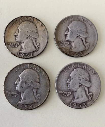 Washington Head Quarters 90% Silver $1 Face Value , Actual Coins Shown In photos