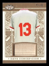 Dave Concepcion 2025 Leaf Lumber Game Used Jumbo Bat Cincinnati Reds #ed 13/45