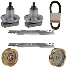 42" Deck Kit Fits John Deere Belt Mulch Blades Spindles L100 L108 L110 L111 L118