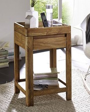 Telefontisch Beistelltisch 40x60cm Massivholz Sheesham massiv Holz NEU OVP!!!