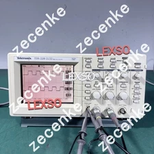1PCS Tektronix TDS220 100 MHz 2 Channel Digital Oscilloscope /Good function /#$