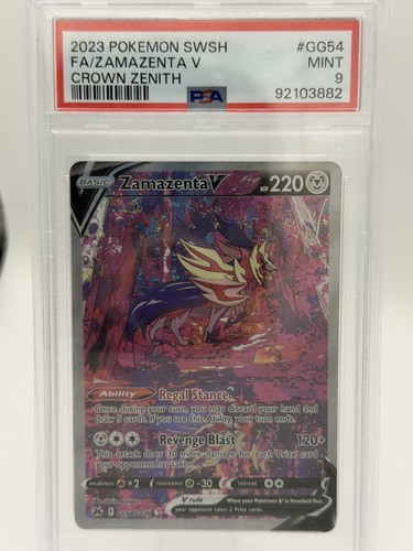 Zamazenta V graded PSA 9 for sale on eBay