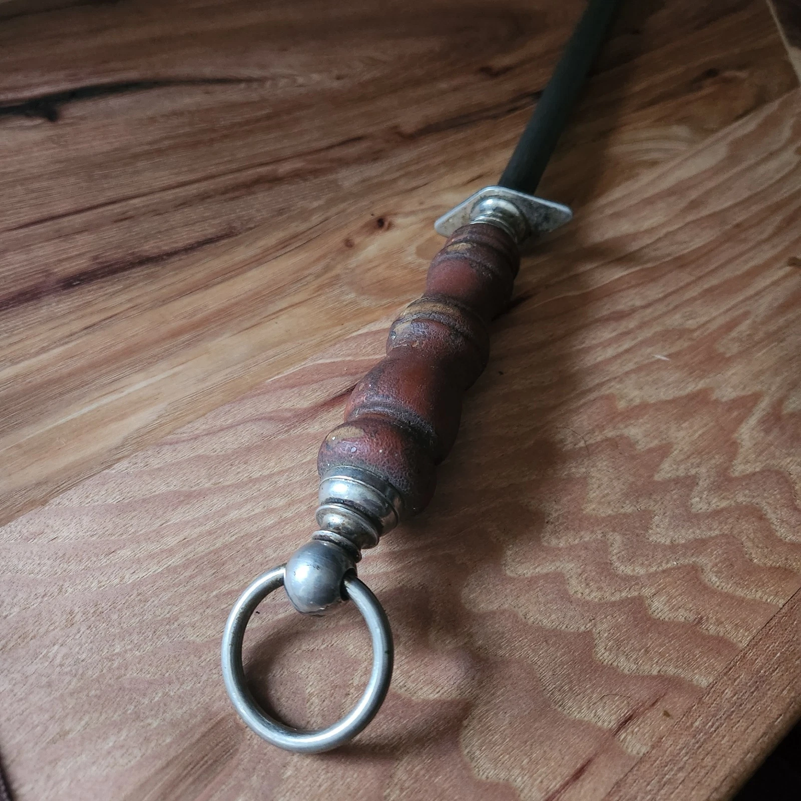 Antique F. Dick Germany Butcher Sharpening Steel 18” Knife Honing Rod Wood Handl
Opens in a new wind