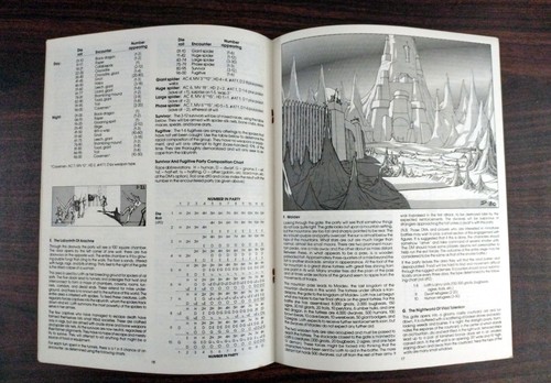 AD&D Module Q1 Queen of the Demonweb Pits 1st printing 1980 TSR VG complete - Picture 5 of 5