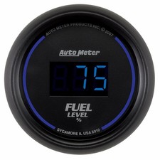 Autometer Fuel Level Gauge Programmable 52.4mm Cobalt Digital Black