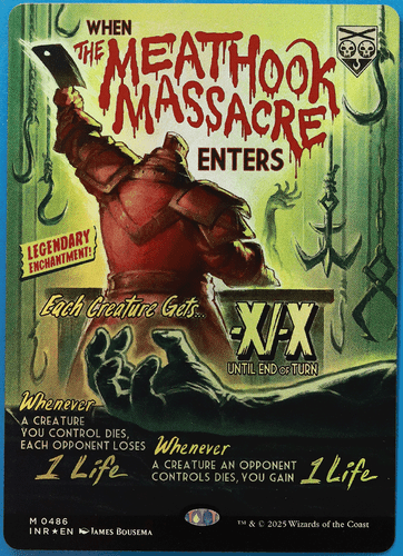 The Meathook Massacre (sin fronteras) lámina Innistrad remasterizada casi nueva (507372) - Imagen 1 de 2