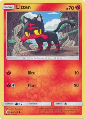 Litten - 24/149 - Common - Lightly Played