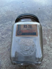 Vintage Glass Product Automotive Parts Jar Guaranteed Parts Co Inc.