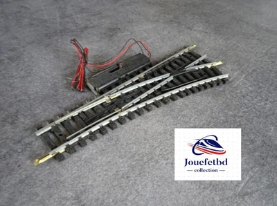 JOUEF HO 1/87 1 aiguillage droit électrique R385 mm réf 4184 - Photo 1/4