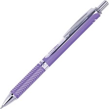 Elegant Violet EnerGel Gel Pen with Comfort Grip - Refillable  Retractable