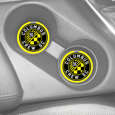 COLUMBUS CREW SC RUBBER CAR COASTERS SET (2) ...