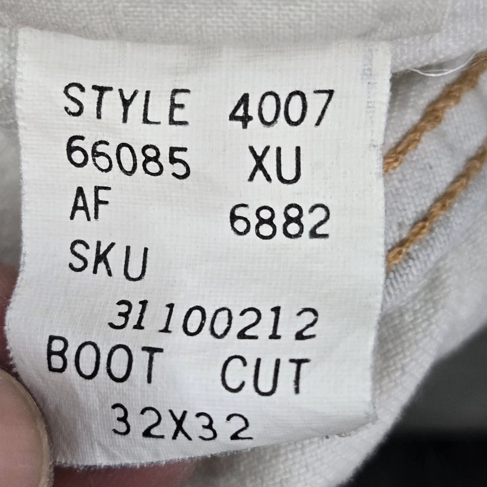 Pantalones de mezclilla vintage Abercrombie & Fitch para hombre 32X32 Bootcut onza extra pesada Y2K LEER Foto 3 de 4
