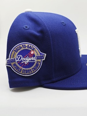New Era Los Angeles Dodgers Back 2 Back World Champions 59FIFTY