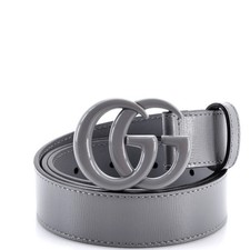 Gucci GG Marmont Monochrome Belt Leather with Enamel Wide