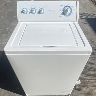#ad Amana Top Load Washing Machine – Good Condition – Works Great $150.00