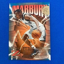 Stephon Marbury 1996-97 Skybox Z-Force Rookie Card #156 Minnesota Timberwolves. rookie card picture