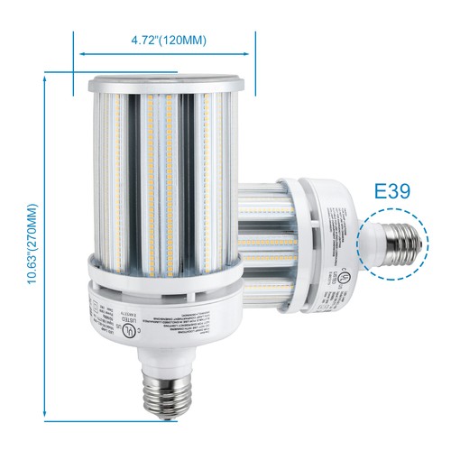 LED Corn Light 100Watt E39 Mogul Base Warehouse Workshop Factory 5000K Lamp Bulb - Picture 6 of 8