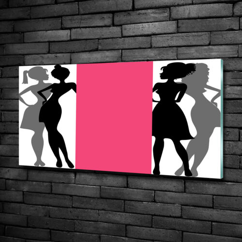 Wandbild aus Plexiglas® Druck auf Acryl 100x50 Kunst Frauen Silhouetten - Bild 1 von 6