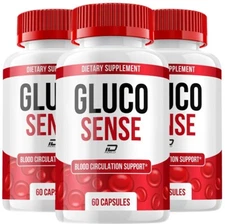 (3 Pack) GlucoSense Capsules – Gluco Sense All Natural Glycogen Support
