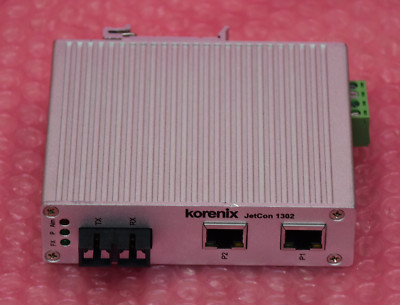 Korenix JetCon1302 Converter Typ: JetCon 1302-m Fast ind. Ethernet auf Glasfaser