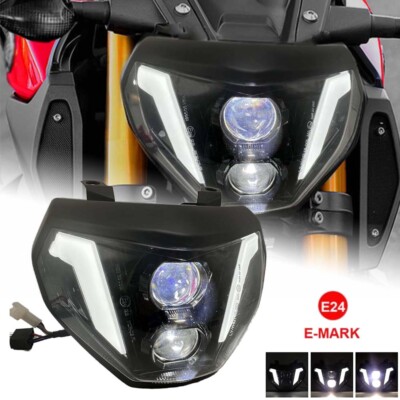 LED Headlight DRL Hi/Lo Beam Plug and Play for Yamaha MT09 FZ09