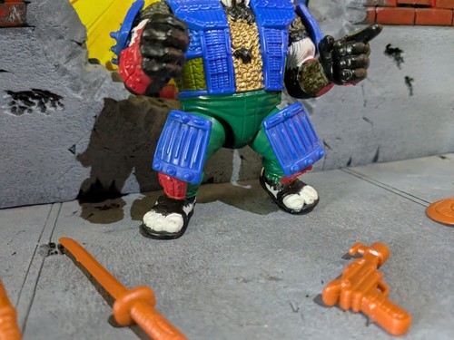 Panda Khan TMNT 1990 Teenage Mutant Ninja Turtles excelente estado 100 % completo - Imagen 3 de 4