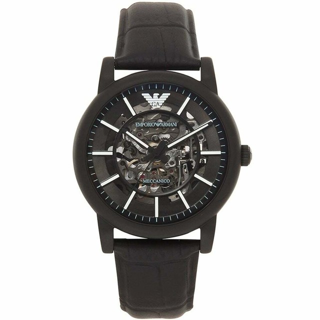Emporio Armani Men's Meccanico Watch AR60008 Leather Strap online